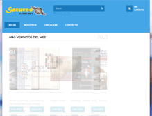 Tablet Screenshot of libreriasaturno.com
